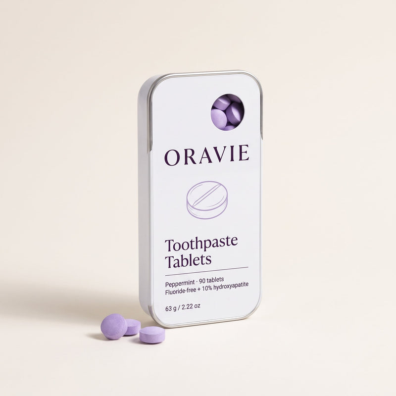 ORAVIE Toothpaste Tablets — Peppermint with Hydroxyapatite